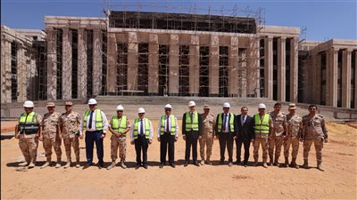  وزير العدل يتفقد مشروع مدينة العدالة بالعاصمة الإدارية الجديدة