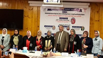 نائب رئيس جامعة الفيوم يشهد رسالة ماجستير في كلية التمريض 