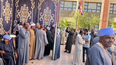 توافد الناخبين للادلاء باصواتهم في ثانى ايام انتخابات الشيوخ 2025 بقنا