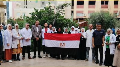 فريق أطباء وتمريض مستشفى السنبلاوين يُشارك في انتخابات الشيوخ