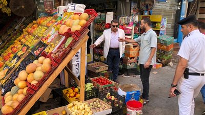 محافظ الدقهلية يتفقد محلات وبائعي الخضار والفاكهة بالمنصورة