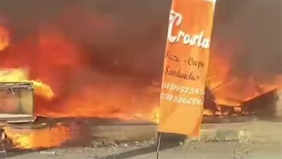 اندلاع حريق في مخلفات بجوار محور 26 يوليو بأرض اللواء