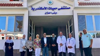 وكيل صحة الإسكندرية يتفقد مستشفيات الحميات والجهاز الهضمى 