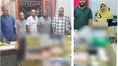 ضبط كميات كبيرة من الألبان والأدوية مجهولة المصدر بجرجا