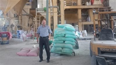 ضبط 8 أطنان خامات أعلاف مجهولة المصدر في بلبيس