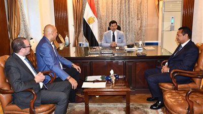 وزير الشباب والرياضة يستقبل “سلامة “القائم بأعمال رئيس نادى الاتحاد السكندرى 