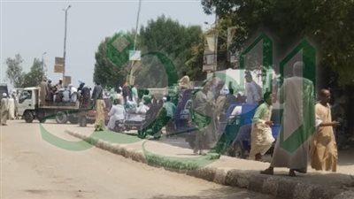 تشيع جثمان شاب بعد وفاته بحادث انقلاب سيارة ربع نقل بنصر النوبة 