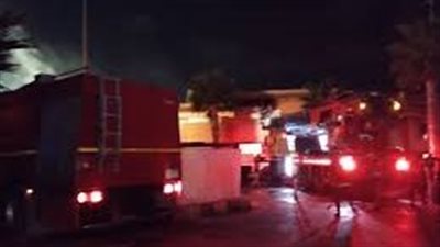 الحماية المدنية تسيطر على حريق بمحطة كهرباء الإسكندرية 