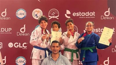 أبطال صيد اكتوبر يتألقون فى البطولة العربية للجودو