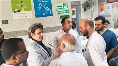 مدير التأمين الصحي يتابع سير العمل وانتظام الخدمة بمستشفى بني سويف