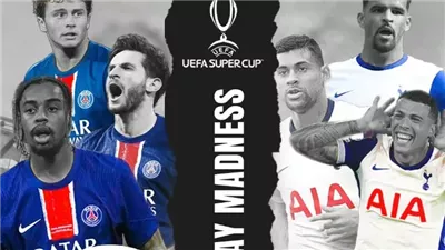 يلا شوت الآن .. بث مباشر مشاهدة مباراة باريس سان جيرمان وتوتنهام اليوم في نهائي السوبر الأوروبي