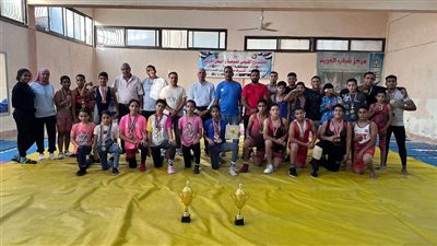 تكريم لاعبي المصارعة بالمشروع القومي للموهبة والبطل الأولمبي بالبحيرة