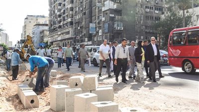 محافظ الإسكندرية يتابع أعمال مشروع توسعة شارع أبو قير ..