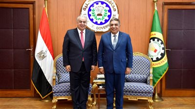 محافظ الدقهلية يستقبل مدير الأمن