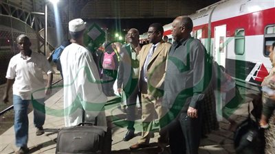 وصول القطار الثاني للرحلة السادسة للأشقاء السودانيين إلى أسوان 