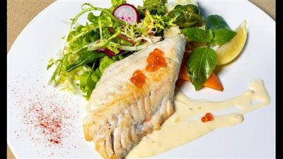 طريقة عمل سمك الهامور بالكريمة والثوم