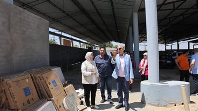 محافظ المنيا يتابع الأعمال الإنشائية بمجمع المواقف المطور