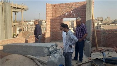 حملة لإزالة أدوار عليا بمدينة نجع حمادي ضمن الموجة 27