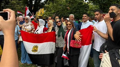 لا للتهجير.. نعم للتعمير..  المصريون في الخارج يواصلون حشدهم دعمًا للوطن ضمن مبادرة 