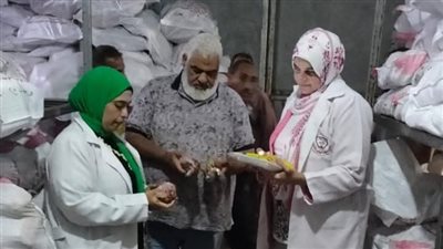 ضبط 4.5 طن لحوم ومنتجات دجاج فاسدة في بلبيس