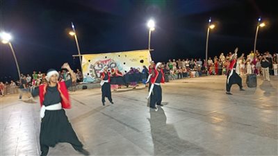 فرق الفنون الشعبية تزين ليالي معرض السويس الثالث للكتاب بعروض فنية متنوعة