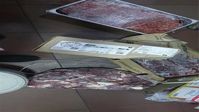 ضبط 230 كيلو لحوم فاسدة داخل مطاعم مشهورة