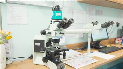 أورام الاقصر توفر جهاز الميكروسكوب متعدد الرؤوس لسرعة التشخيص والعلاج للمرضى 