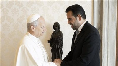 بابا الفاتيكان يستقبل المستشار محمد عبد السلام ويؤكِّد أهمية تعزيز حوار الأديان