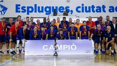 سيف الدرع يحقق أول ألقابه مع برشلونة ويتوج بكأس كتالونيا