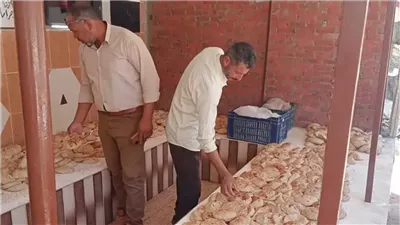  سحب 45 عينة دقيق من مطاحن الخارجة لضمان جودة الخبز المدعم