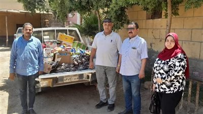 ضبط 2500 قطعة سلع غذائية منتهية الصلاحية بالفيوم 