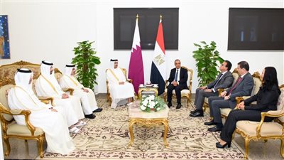 انعقاد أعمال الدورة السادسة للجنة العليا المصرية القطرية المشتركة بمدينة العلمين