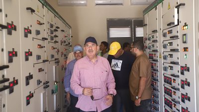 رئيس شركة الصرف الصحي يتفقد كفاءة محطات الصرف