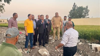 محافظ الدقهلية يوجه بحلول عاجلة لإنقاذ الأراضي الزراعية بالسنبلاوين