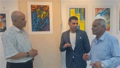 معرض للفنان التشكيلي مصطفى العزبي بقصر ثقافة بورسعيد