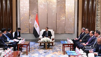 مدبولى يلتقي رئيس شركة 