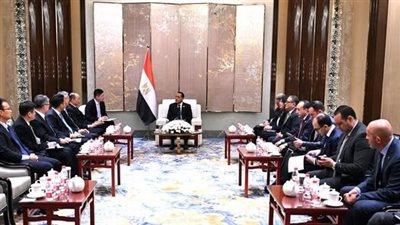 رئيس الوزراء يلتقي رئيس شركة CNCEC الصينية للبتروكيماويات