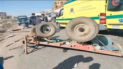 وفاة مواطن بانقلاب عربة كارو بقرية الموشية شمال الوادي الجديد