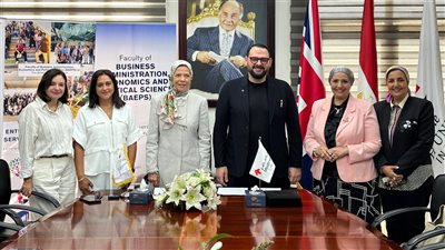 توفير تدريب عملي لطلاب كلية الاقتصاد في الجامعة البريطانية 