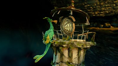 (شاهد) Double Fine تكشف عن لعبتها الجديدة Keeper