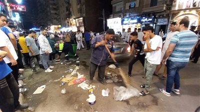  محافظ الدقهلية يقود حملات لرفع الاشغالات بشارع الجلاء بالمنصورة 