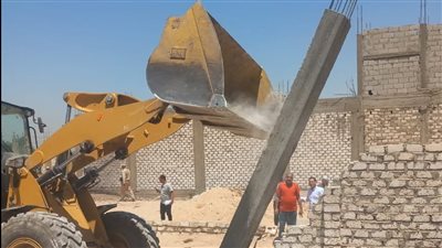  ضمن أعمال الموجة الـ 27 .. تنفيذ 15 حالة إزالة فورية بالحلفاية 