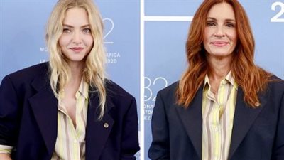 أماندا سيفريد تتألق بإطلالة جوليا روبرتس في مهرجان البندقية