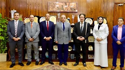رئيس جامعة طنطا يستقبل مدير صندوق مكافحة الإدمان
