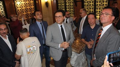 وزير الثقافة يتفقد 