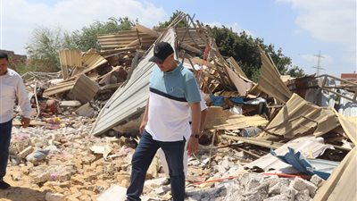 محافظ القليوبية يقود حملة موسعة لإزالة التعديات على الأراضي الزراعية واسترداد أملاك الدولة بقرية سرياقوس بالخانكة