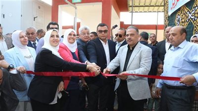 افتتاح محطة صرف صحي 