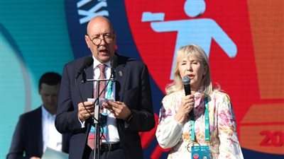 الإعلام الروسي يشيد بكلمة شريف العريان في افتتاح بطولة كأس الاتحاد