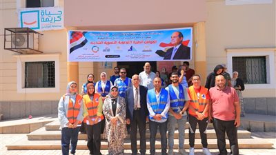 أماني شاكر : القوافل تعكس التزام الجامعة بدعم المبادرات الرئاسية