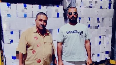 ضبط 10 أطنان فلفل مجمد معبأ داخل كراتين بدون بيانات في البحيرة